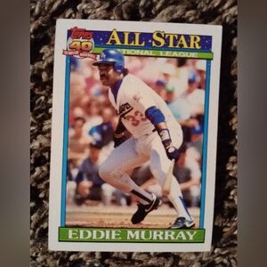 Eddie Murray Topps All Star Baseball Card